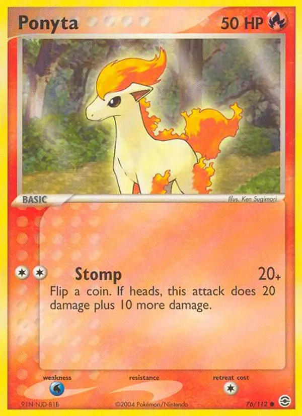 Ponyta, FireRed & LeafGreen 076/112