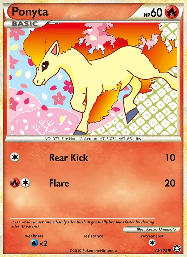 Ponyta, Triumphant 072/102