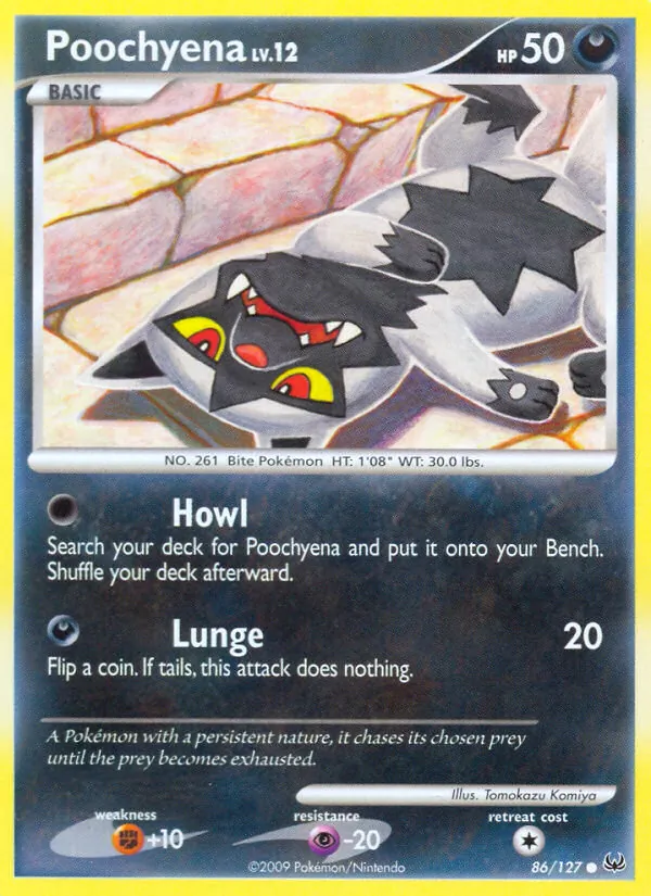 Poochyena, Platinum 086/127
