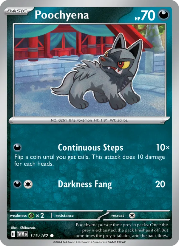 Poochyena, Twilight Masquerade 113/167