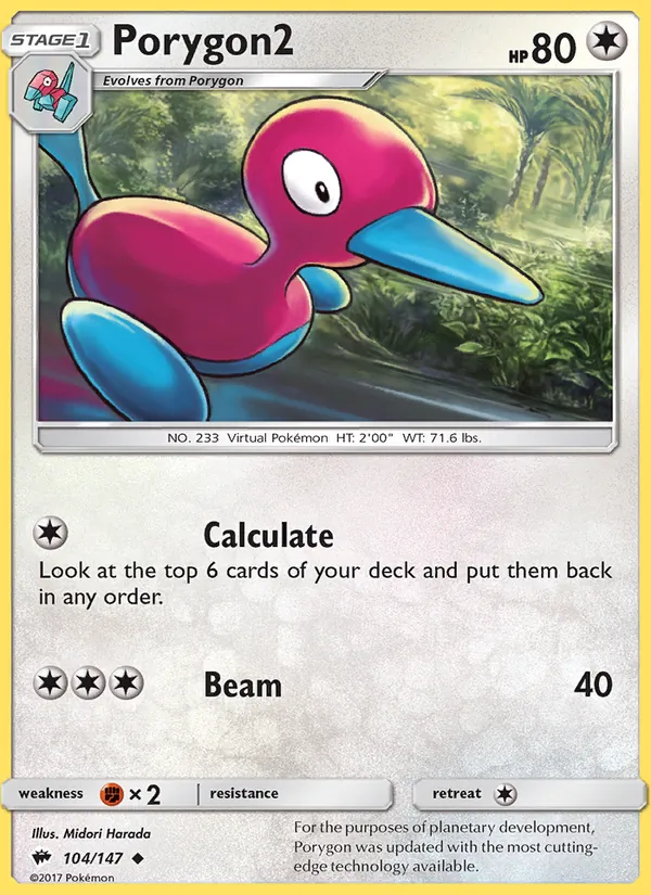 Porygon2, Burning Shadows 104/147