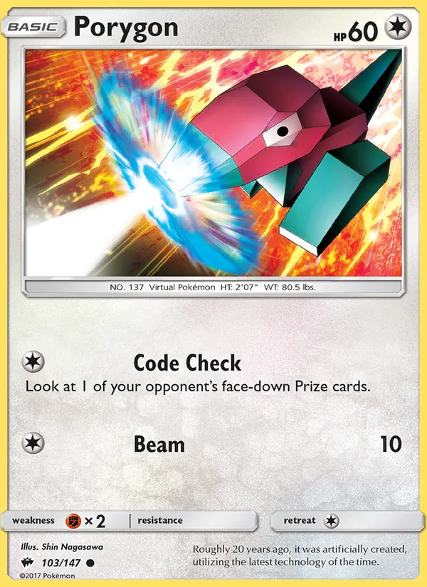Porygon, Burning Shadows 103/147