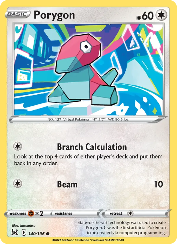 Porygon, Lost Origin 140/196