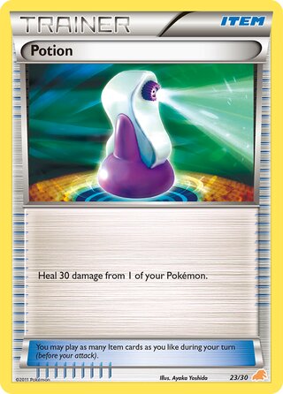Potion, BW trainer Kit (Excadrill) 023/030