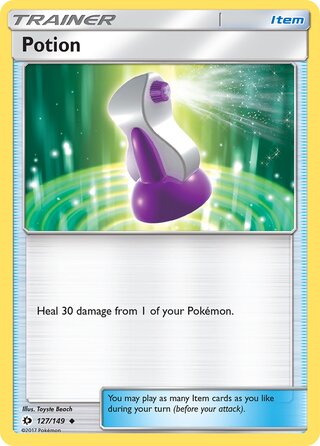 Potion, SM Trainer Kit (Alolan Ninetales) 127/149