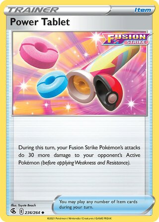 Power Tablet, WC Deck 2022 (The Shape of Mew) 236/264