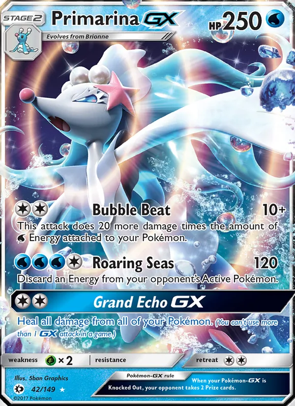 Primarina GX, Sun & Moon 042/149
