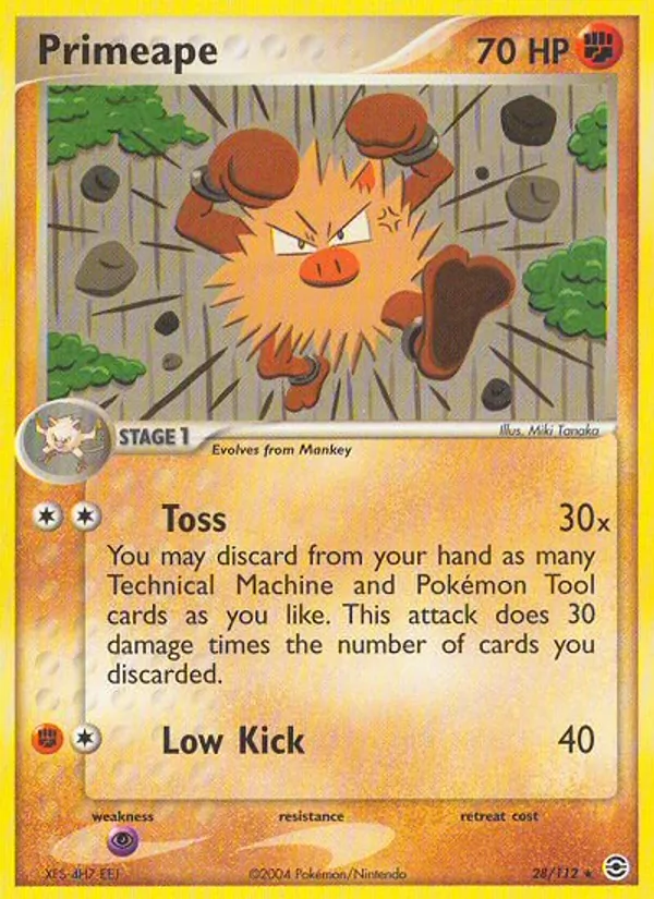 Primeape, FireRed & LeafGreen 028/112
