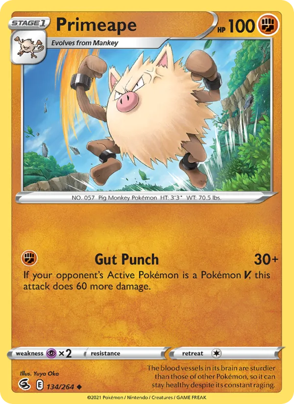 Primeape, Fusion Strike 134/264