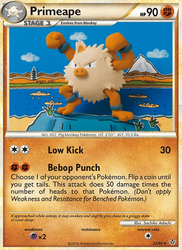 Primeape, Unleashed 022/095