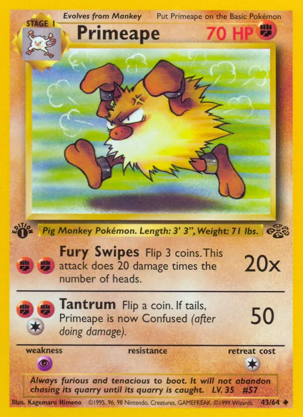 Primeape, Jungle 043/064