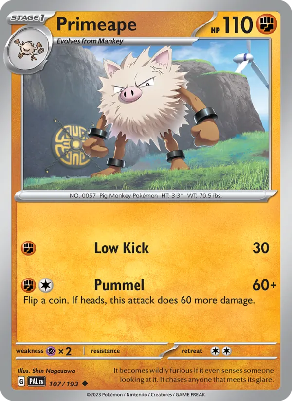 Primeape, Paldea Evolved 107/193