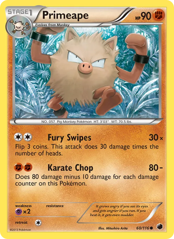 Primeape, Plasma Freeze 060/116