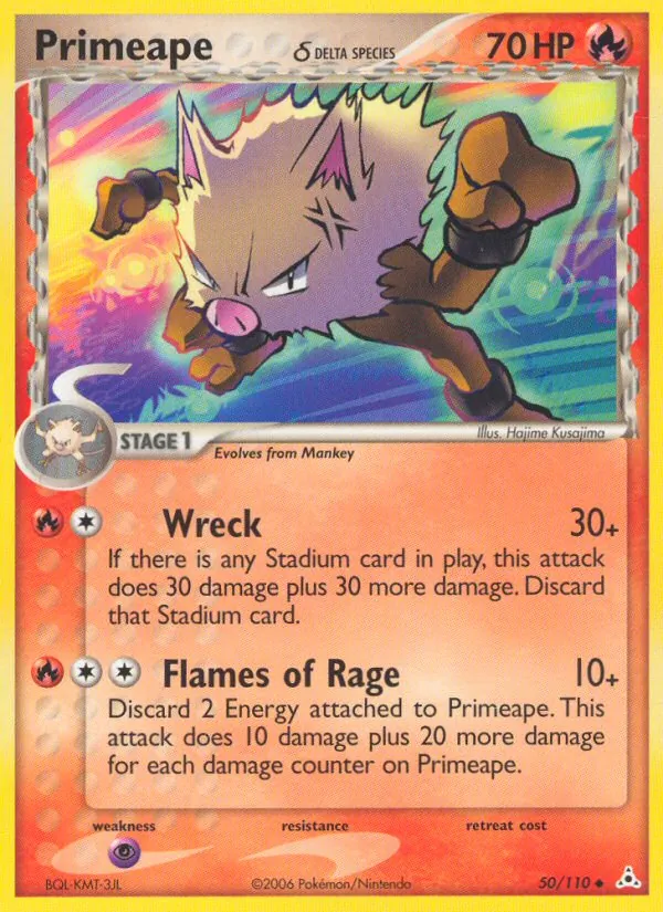 Primeape δ, Holon Phantoms 050/110