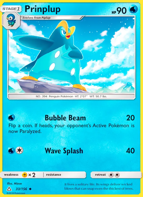 Prinplup, Ultra Prism 033/156