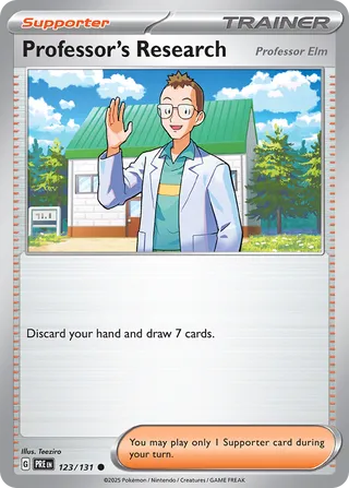 Professor's Research, Prismatic Evolutions 123/131
