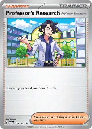 Professor's Research, Prismatic Evolutions 125/131