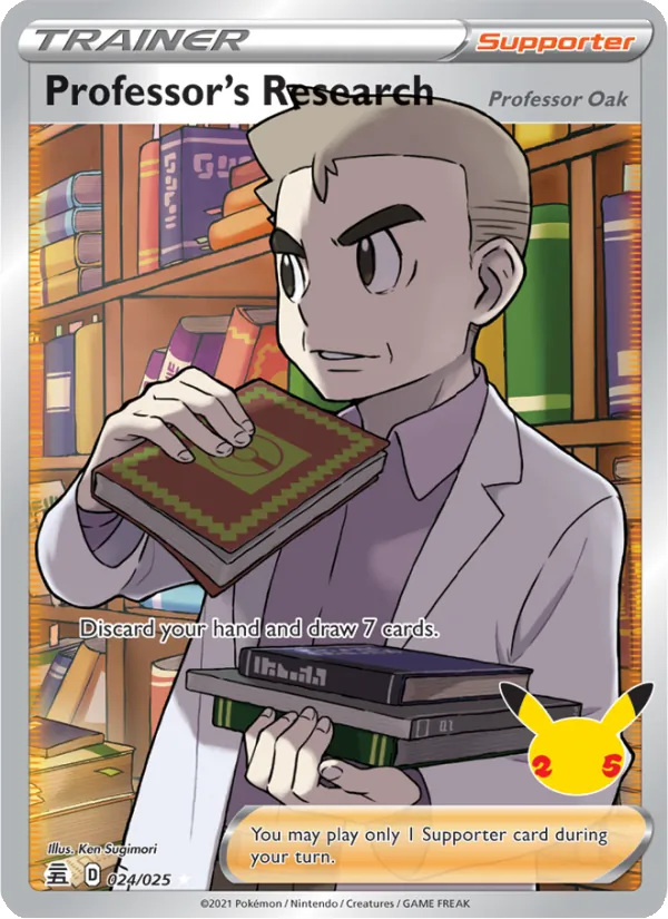 Professor's Research (Professor Oak), Celebrations 024/025