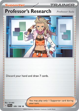 Professor's Research, Play! Pokémon Prize Pack Series Four 189/198