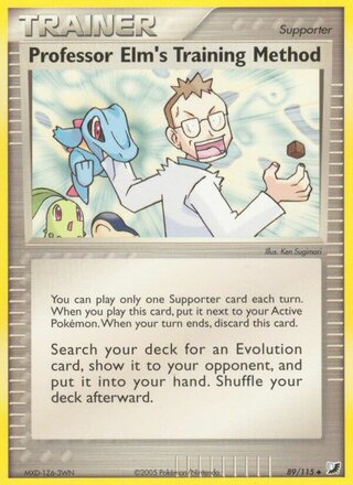 Professor Elm's Training Method, WC Deck 2006 (Eeveelutions) 089/115
