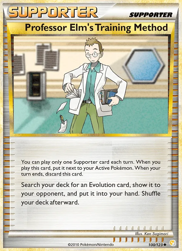 Professor Elm's Training Method, HeartGold & SoulSilver 100/123