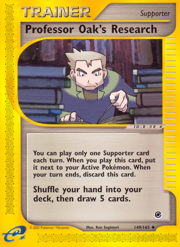 Professor Oak's Research, Expedition Base Set 149/165