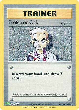 Professor Oak, Pokémon TCG Classic (Venusaur) 024/034
