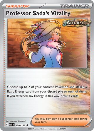 Professor Sada's Vitality, Play! Pokémon Prize Pack Series Five 170/182