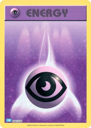 Psychic Energy, Pokémon TCG Classic (Blastoise) 034/034