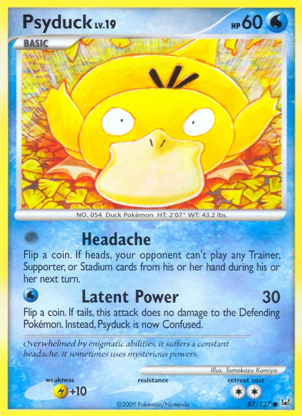 Psyduck, Platinum 087/127