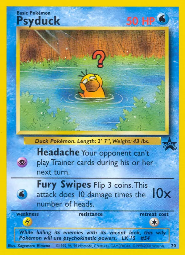 Psyduck, Wizards of the Coast Promos 020/053