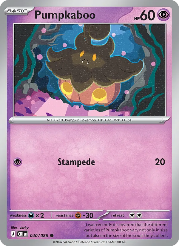 Pumpkaboo, Chaos Rising 040/086
