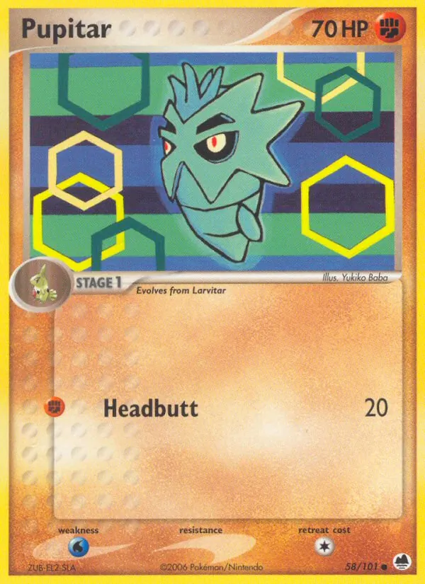 Pupitar, Dragon Frontiers 058/101