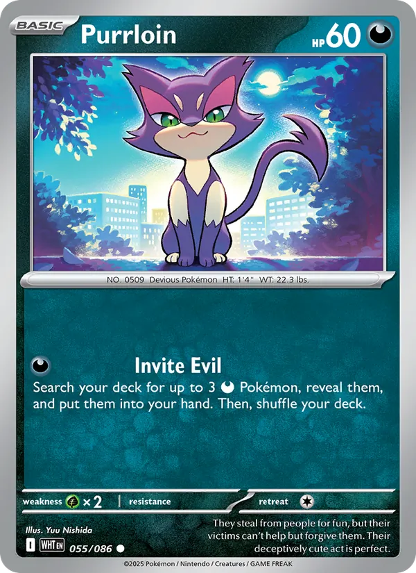 Purrloin, White Flare 055/086