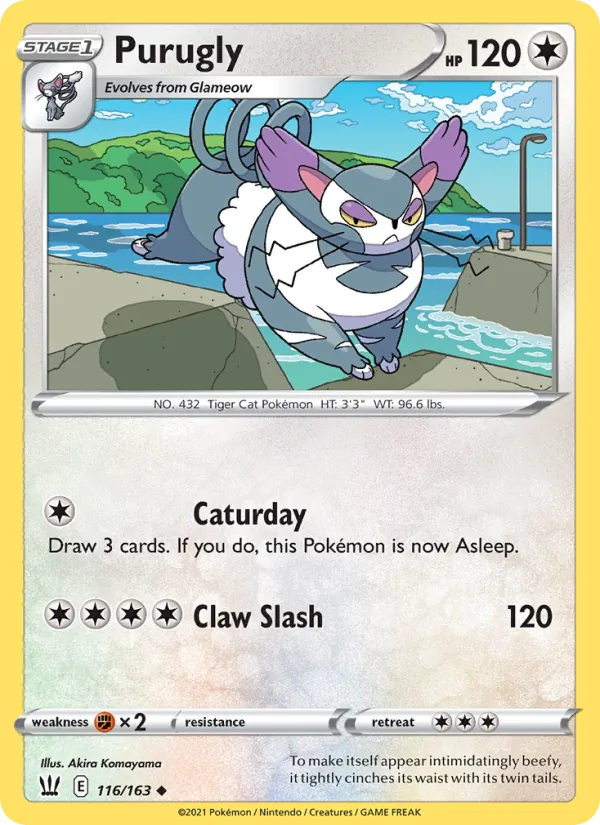 Purugly, Battle Styles 116/163