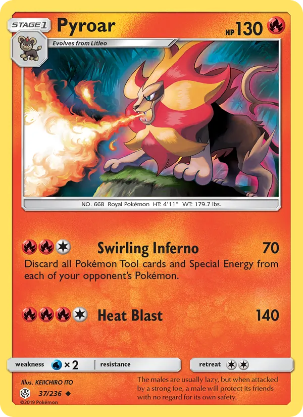 Pyroar, Cosmic Eclipse 037/236