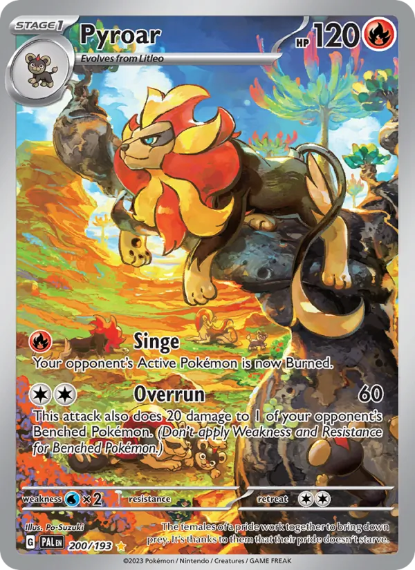 Pyroar, Paldea Evolved 200/193