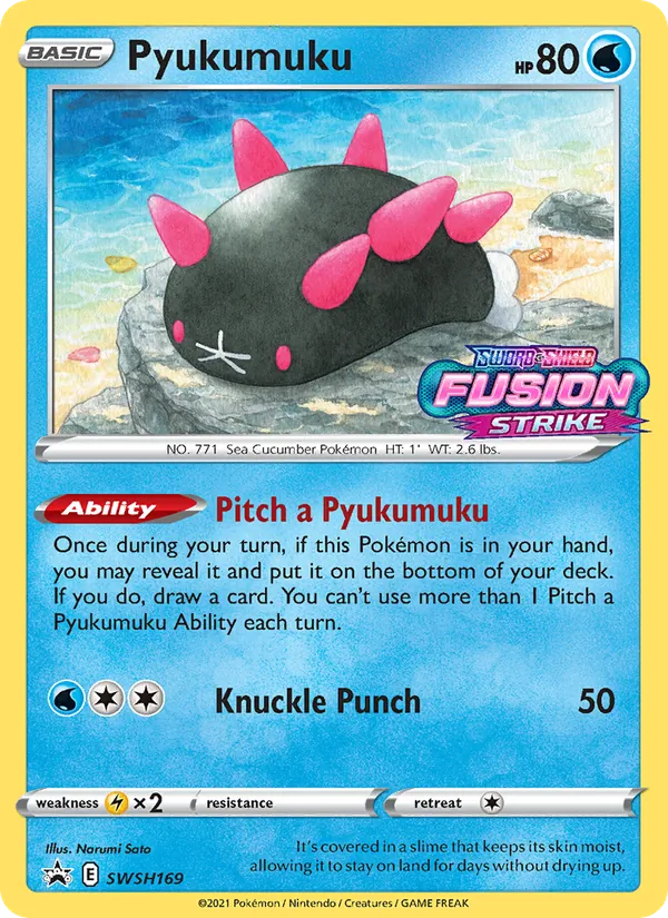 Pyukumuku, SWSH Black Star Promos SWSH169/307