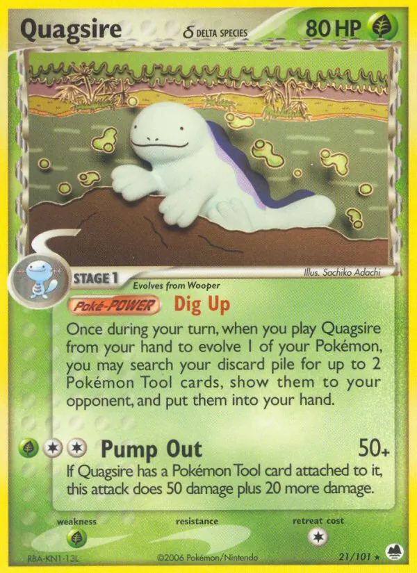 Quagsire δ, Dragon Frontiers 021/101