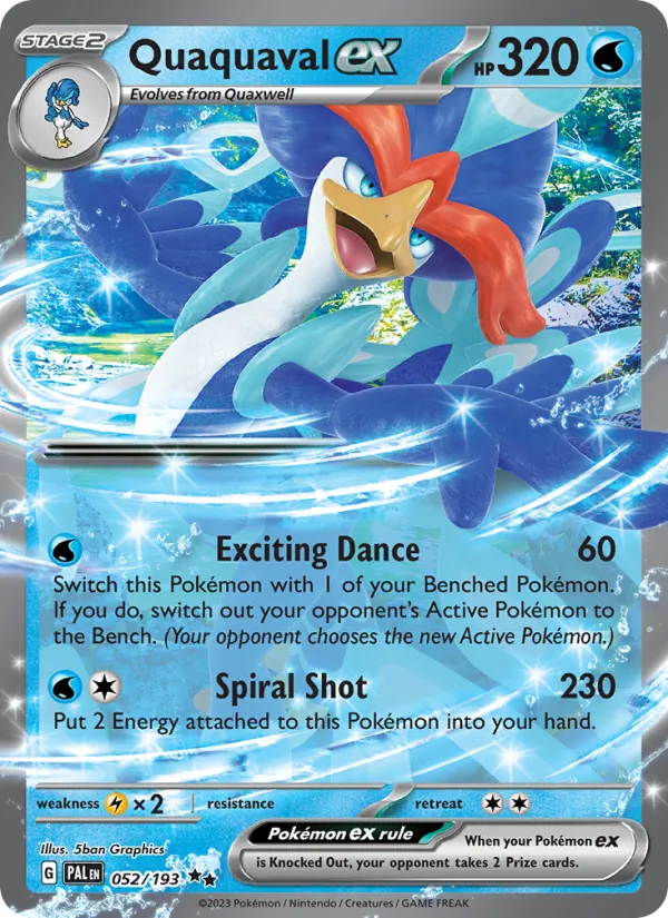Quaquaval EX, Paldea Evolved 052/193