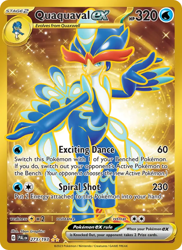 Quaquaval EX, Paldea Evolved 273/193