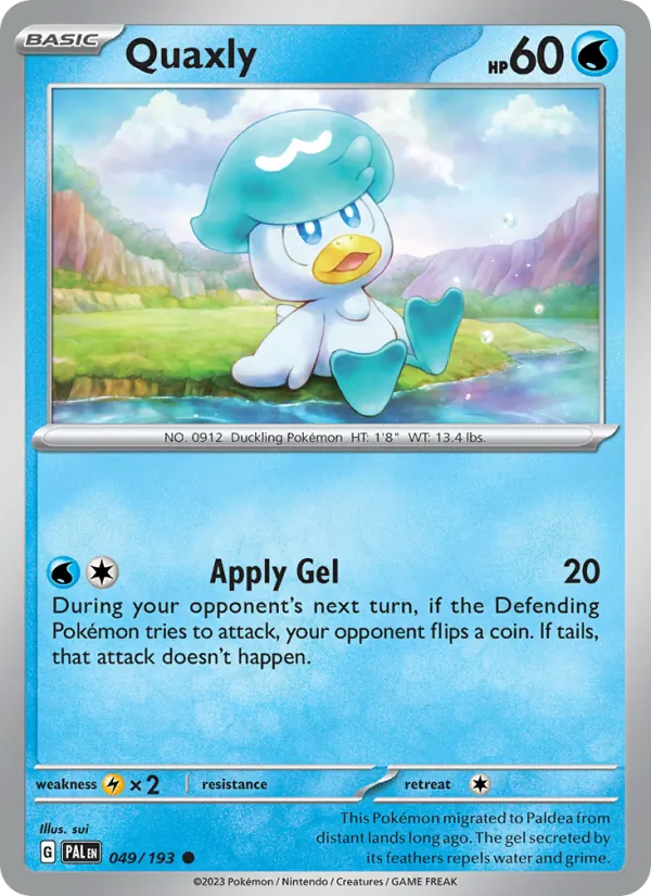 Quaxly, Paldea Evolved 049/193