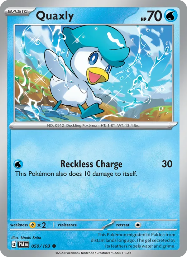 Quaxly, Paldea Evolved 050/193