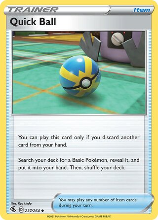 Quick Ball, WC Deck 2022 (Ice Rider Palkia) 237/264