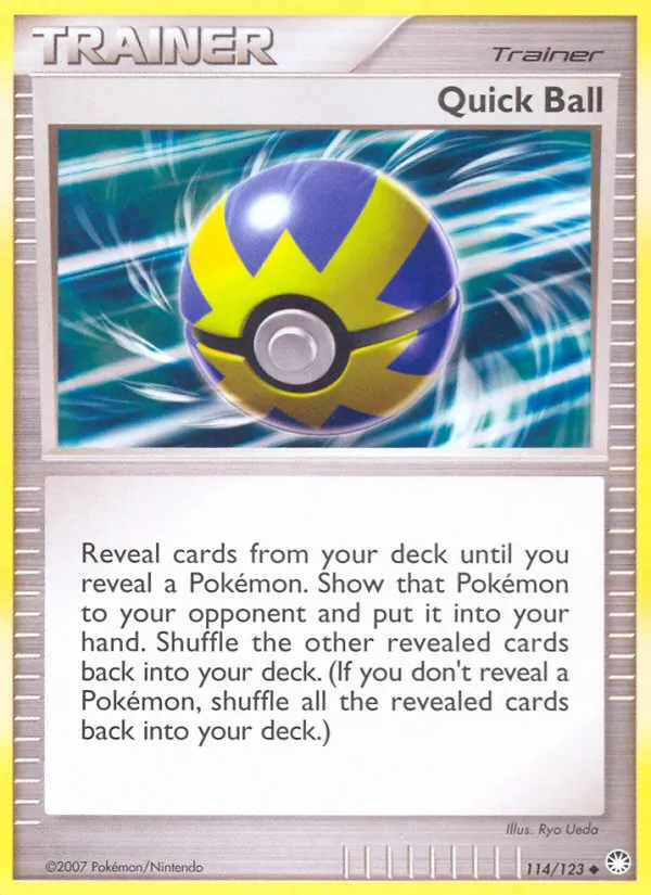 Quick Ball, Mysterious Treasures 114/123