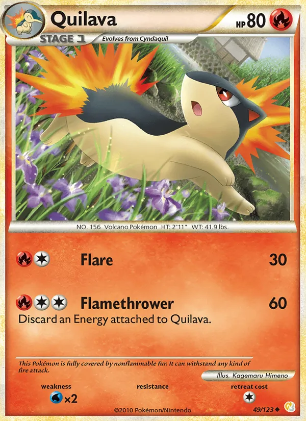 Quilava, HeartGold & SoulSilver 049/123