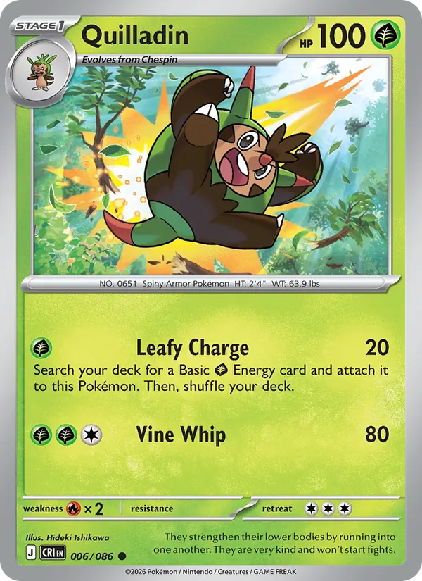 Quilladin, Chaos Rising 006/086