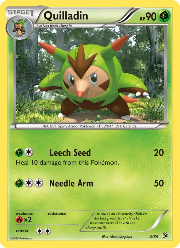 Quilladin, Kalos Starter Set 004/039
