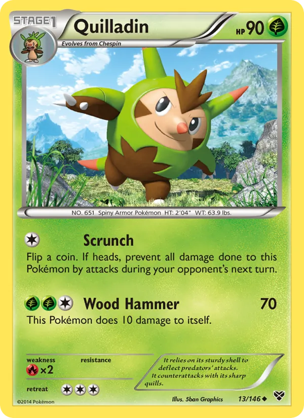 Quilladin, XY 013/146
