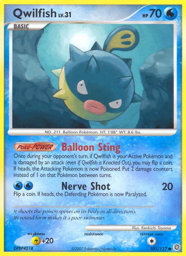 Qwilfish, Secret Wonders 101/132